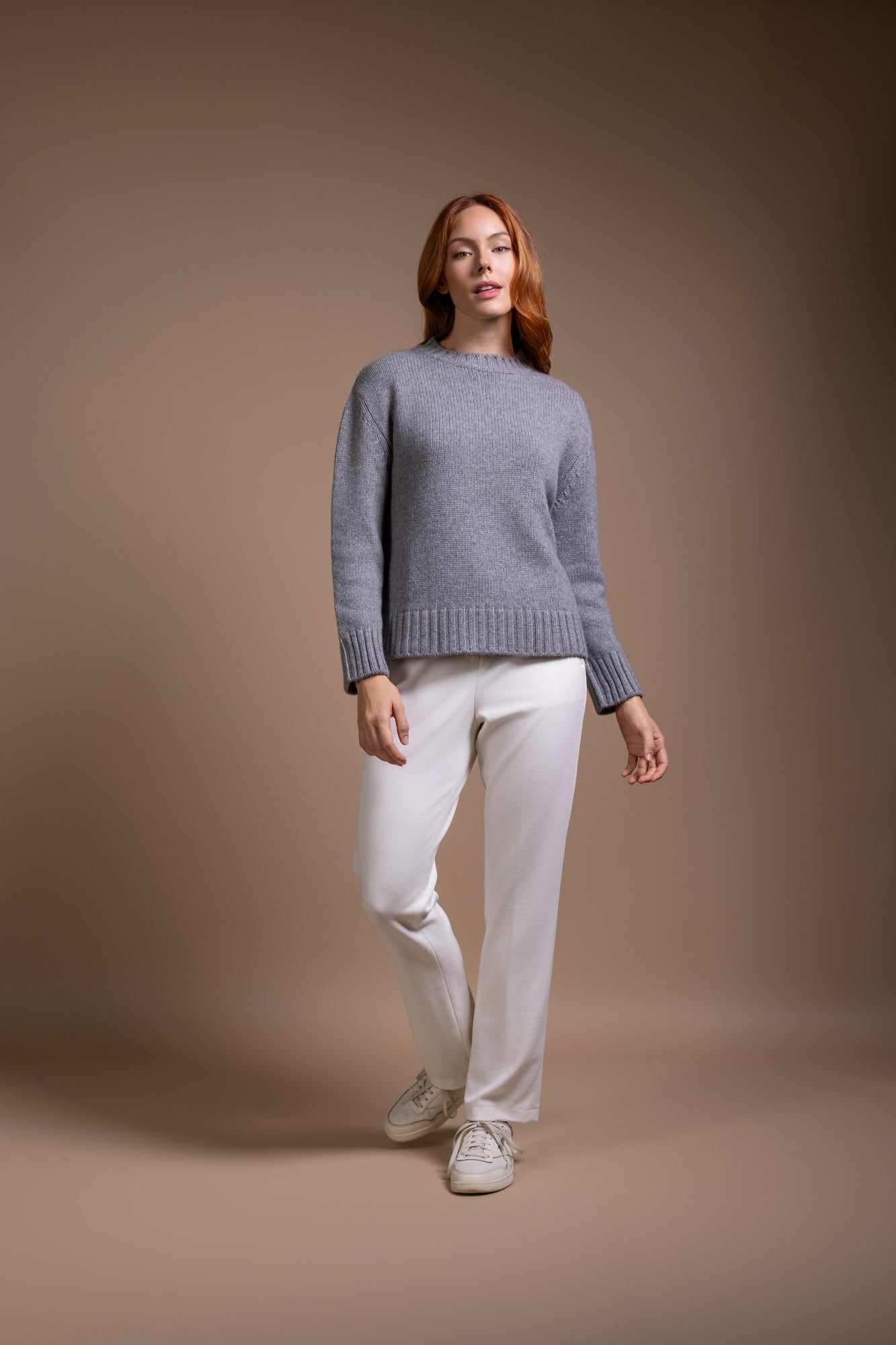 "Roma" boxy crewneck