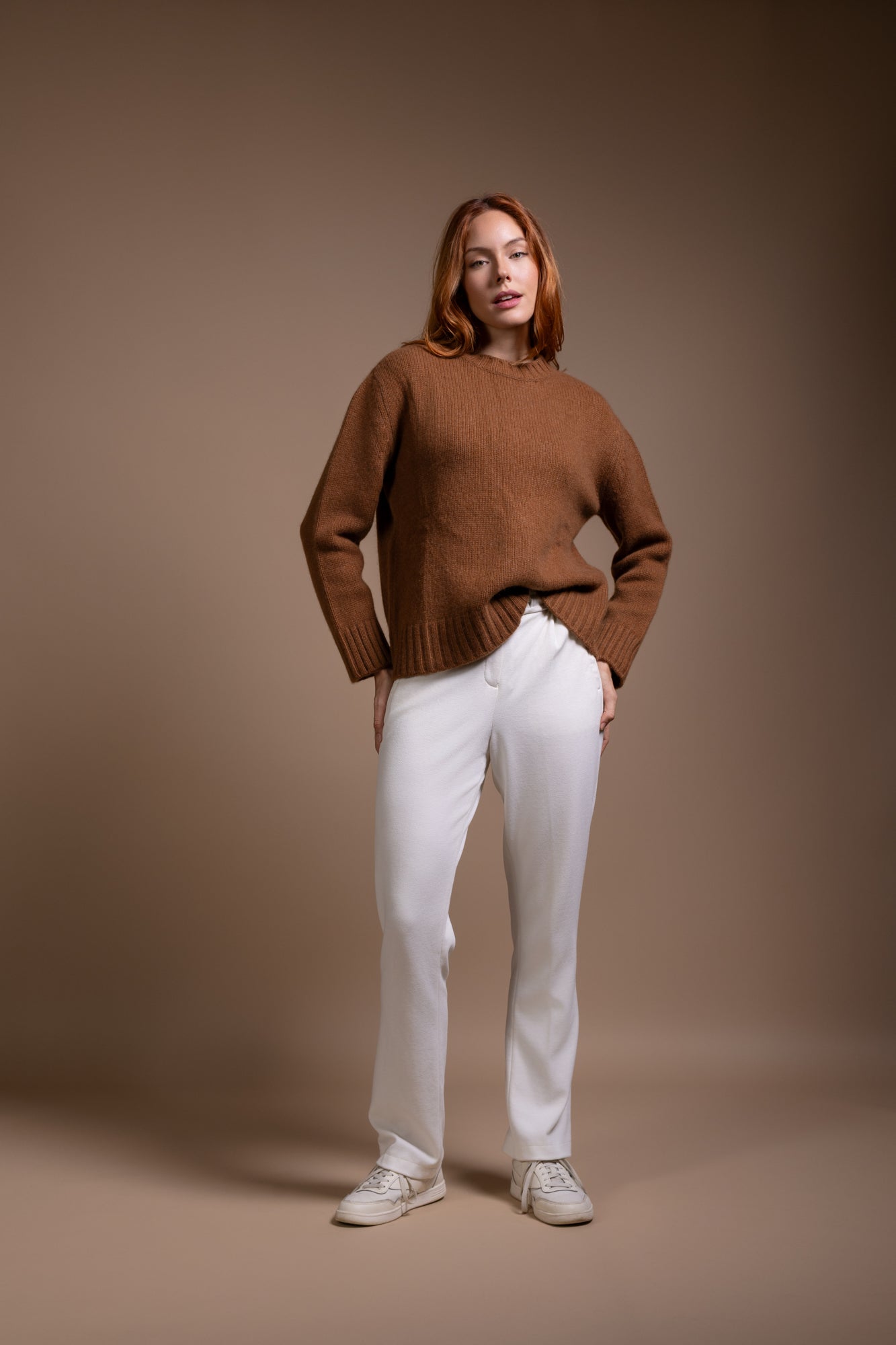 "Roma" boxy crewneck